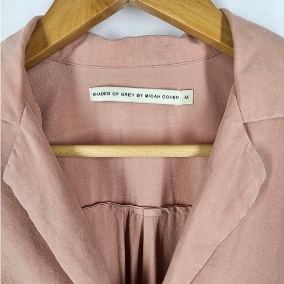 SHADES OF GREY BY MICAH COHEN WOMEN'S LONG SLEEVE TUNIC TOP SHIRT SIZE MEDIUM - Picture 7 of 10